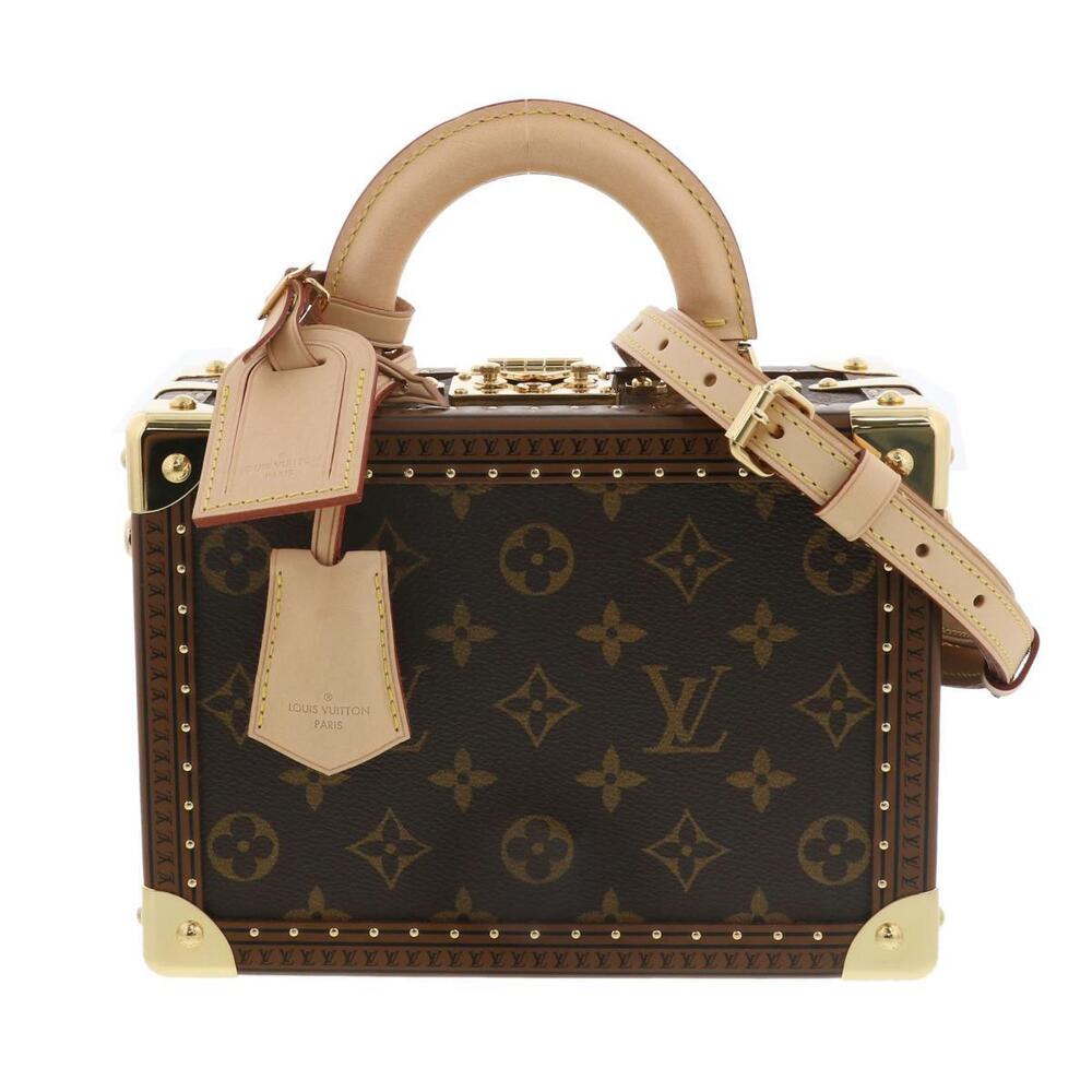 LOUIS VUITTON Valise Bag Handbag Monogram Brown
